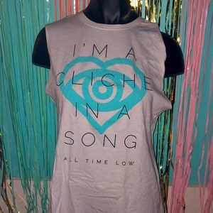 “I’m a cliche in a song” All Time Low tank